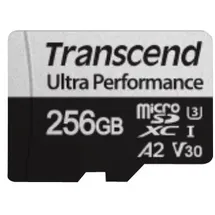 Transcend 340S - Flash-Speicherkarte - 256 GB microSDXC UHS-I