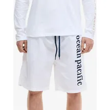 Ocean Pacific Badeshorts Weiß/Dunkelblau M
