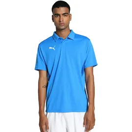 Puma teamGOAL Poloshirt Herren 02 electric blue lemonade/white/team royal M