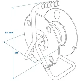 PRO PLUS Kabeltrommel leer