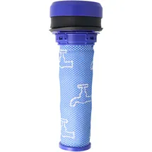 AccuCell Staubsaugerfilter für Staubsauger wie Dyson 923413-01, 92341301 , Vormotor-Filter, Gummi / Kunststoff / Mikrovlies
