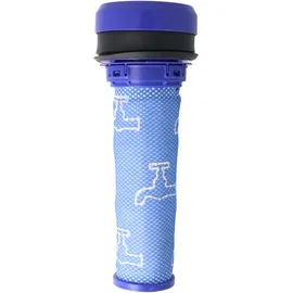 AccuCell Staubsaugerfilter für Staubsauger wie Dyson 923413-01, 92341301 , Vormotor-Filter, Gummi / Kunststoff / Mikrovlies