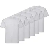 FRUIT OF THE LOOM T-Shirt grau S
