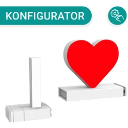 abcMix Click Konfigurator LED-Buchstaben in verschiedenen Größen Kaltweiß