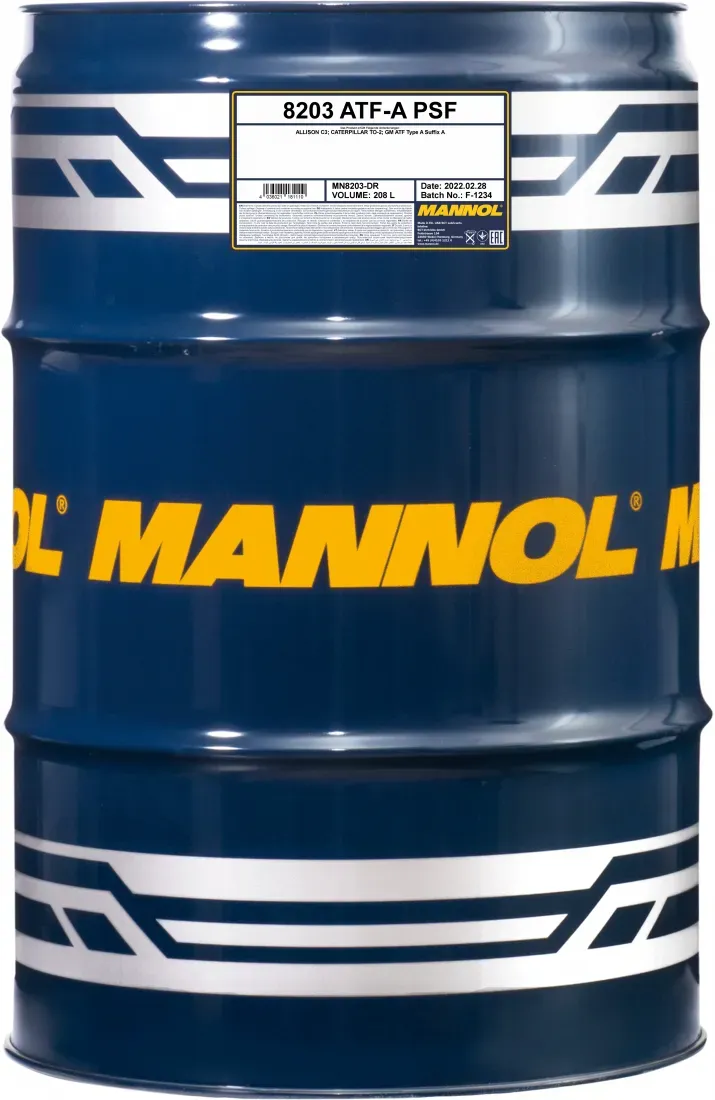 Mannol 8203 ATF-A PSF Automatic Fluid Hydraulik und Kraftübertragungsöl 208 Lite...