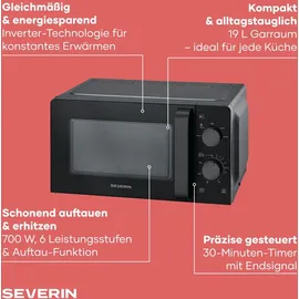 Severin MW 7580 Schwarz