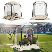 Vevor Transparentes Zelt 127x127x170 cm