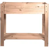 mgc24 Hochbeet 80 x 30 x 78 cm Dunkelbraun
