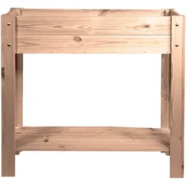 mgc24 Hochbeet 80 x 30 x 78 cm Dunkelbraun
