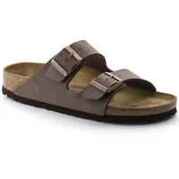 Birkenstock Arizona Birko-Flor Nubuk schmal mocca 35