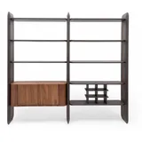 JV Möbel Designer Schrank Trenn Wand Regale Schränke System Wohnzimmer Möbel Neu