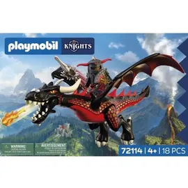 Playmobil Knights Schwarzer Drache 72114
