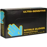 Boisen Ultra Sensitiv Nitrilhandschuhe, blau 1000007560 , 1 Karton = 10 Packungen à 100 Stück, L