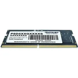 Patriot DDR5 8GB SIGNATURE 5600MHz SO-DIMM 1Rx4 - 8 GB 1 x 8 GB, 5600 MHz, 262-pin