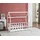 Habitat et Jardin Kinderbett Charlotte 80 x 160 cm Holz matt weiß