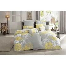 OTTO home Susan Blumen Gelb 155 x 220 cm + 40 x 80 cm