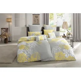 OTTO home Susan Blumen Gelb 155 x 220 cm + 40 x 80 cm