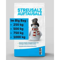 Streusalz, Auftausalz im Big Bag Kornklasse F 0-5 mm