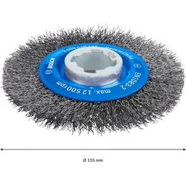 Bosch Scheibenbürste Clean for Metal X-LOCK 115 mm 0,3 mm 1 St.