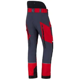 PSS Schnittschutzhose X-treme Light Rot/Schwarz Größe 98 schlank und groß - 98