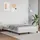 vidaXL Boxspringbett 120 x 190 cm Weiß
