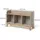 VitaliSpa Kindersitzbank Malia 107,2 x 63,8 cm Holzwerkstoff beige/silber
