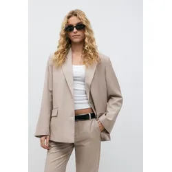 Gina Tricot - Relaxed blazer - Blazer - Beige - 36 - Dame - Beige - 36