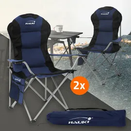 Hauki Campingstuhl 2Er Set Blau