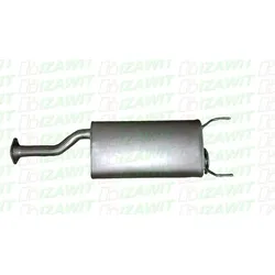 IZAWIT Endschalldämpfer SSANGYONG 47.004 Endtopf,Auspuff Endtopf,Nachschalldämpfer,ESD