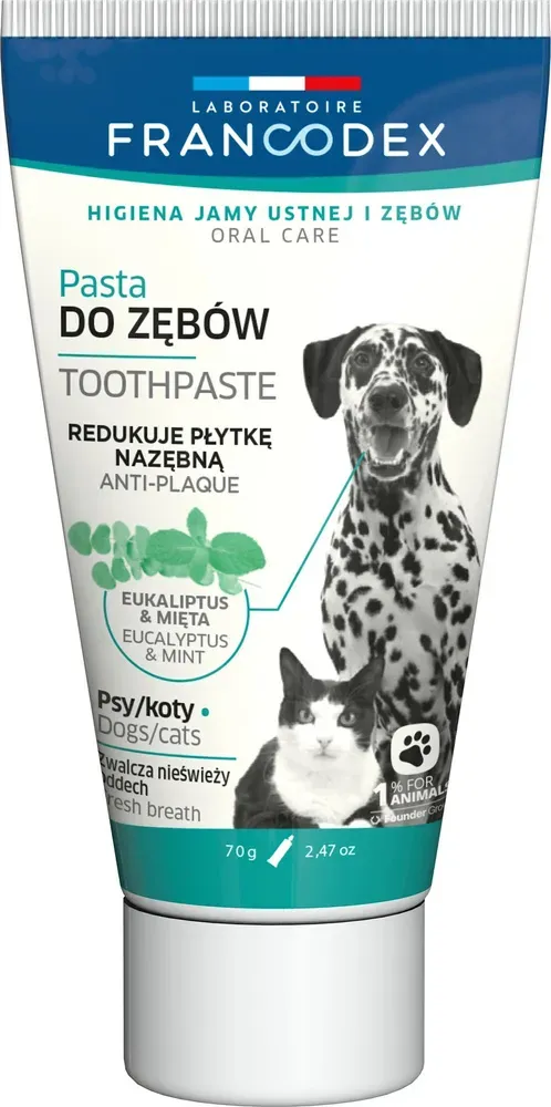 FRANCODEX PL Zahnputzpaste für Hunde und Katzen 70g
