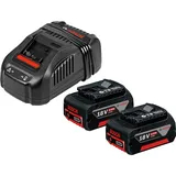 Bosch Akku-Starter-Set GBA 18 Volt 2x 4,0 Ah