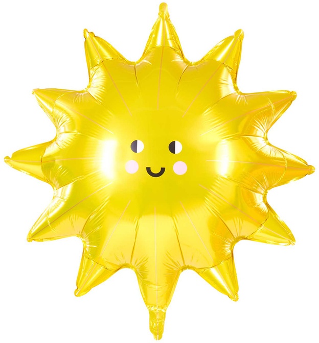 Folienballon Sonne (70Cm) In Gelb