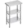 Vevor Arbeitstisch Edelstahl 356 x 610 x 864 mm Silber