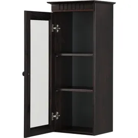 OTTO home Hängevitrine Cubrix 35 x 28 x 85 cm Braun