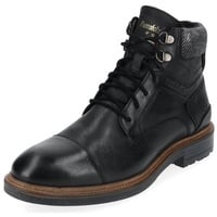 Pantofola d ́Oro Stiefelette Leder Schnürstiefelette schwarz 43 EU