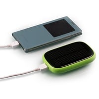 Incutex 3in1 Solar Powerbank 3000mAh externer Akku USB Notfall Ladegerät, grün