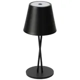 LINDBY LED Janea Dimmbar (spritzwassergeschützt (Modern) in Schwarz aus Metall