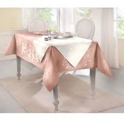 Tischdecke DOHLE & MENK Gr. 4, beige (ecru), B:130cm L:160cm, Tischdecken