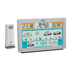 TFA Dostmann TFA.me, Silber, Anemometer (Windgeschwindigkeit), Innen-Hygrometer,