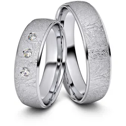 Trauringe Bamberg 585er Weiflgold - 1644