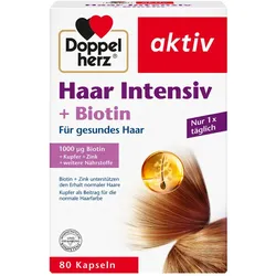 Doppelherz aktiv Haar Intensiv + Biotin 80 St