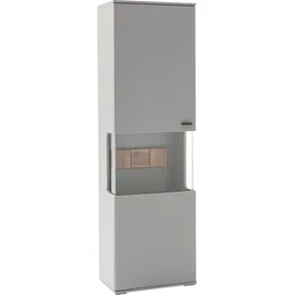 MCA Furniture Wohnwand ZADAR, Arktisgrau Dekor - Wotan Eiche Dekor - 3-teilig