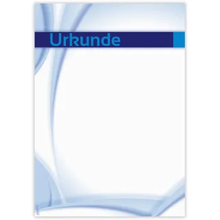 Designpapier Urkunde 09 DP875 – 50 Blatt Briefpapier – Urkunde, Vordruck, selbst beschriften, Sporturkunde, Ehrenurkunde, Zertifikat – Laser- & Inkjetdrucker geeignet – Druckerpapier A4 190g/m2