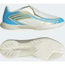 adidas F50 Messi League IN Kinder Beige/Ivory/Semi Blue Burst/Icey Blue 30