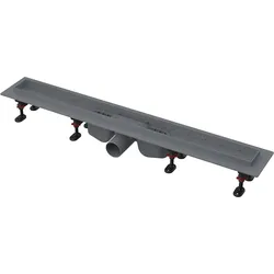 Alcadrain APZ12 Optimal Duschrinne mit Rand für den perforierten Rost oder die Fliesenverlegung 1050 mm