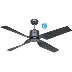 WiFi/WLAN Deckenventilator ECO DYNAMIX II WiFi - Lack Basaltgrau / Kunststoff Lack Basaltgrau
