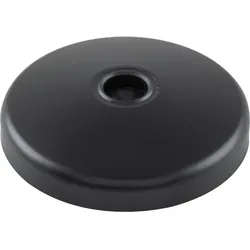 Teller ZN für Gelenkstellfüsse 50 mm Kugel 15 schwarz