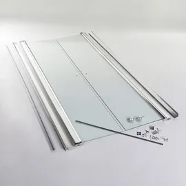 Home Deluxe Lavea Nischentür 95 x 195 cm Milchglas