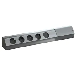 BACHMANN CASIA 4x Schutzkontakt, Schalter, Edelstahl