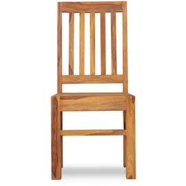 MASSIVMOEBEL24.DE Stuhl Sheesham Holz massiv braun geölt